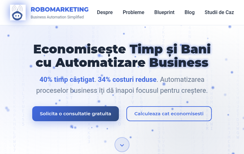 RoboMarketing - monitorizare server AI cu agenti autonomi 24/7