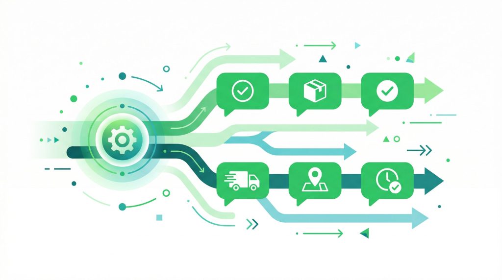 automatizare WhatsApp Business - notificari automate comenzi