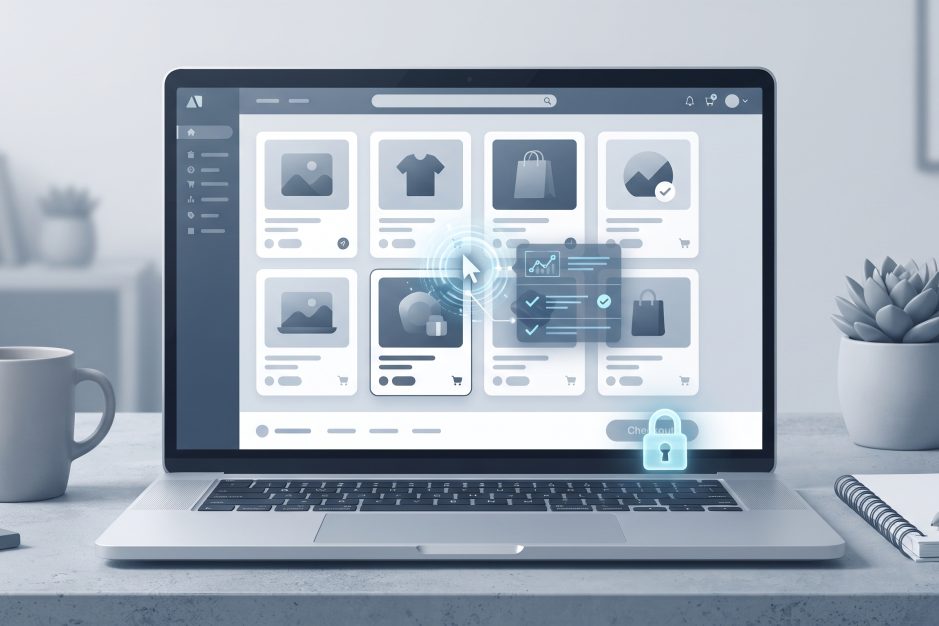 comerț agentic AI: agent AI care compară prețuri într-un magazin online